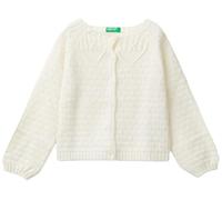 United Colors of Benetton Mädchen Maglia COREANA M/L 1076G500J Cardigan Sweater, Bianco, 82