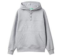 United Colors of Benetton Men's Shirt C/CAPP. m/l 3vvuu201p Hooded Sweatshirt, Grey, M, grau, M