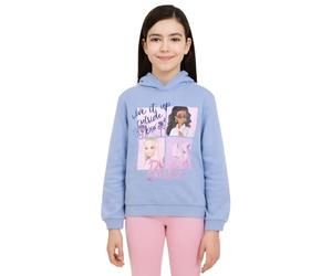 United Labels Barbie Pullover mit Kapuze für Mädchen, Blau, 146-152, Hoodie, Sweatshirt, Kapuzenpullover für Kinder