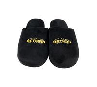 United Labels DC Comics Batman Hausschuhe für Herren - Puschen Schlappen Slipper Pantoffeln Schwarz (Schwarz, EU Schuhgrößensystem, Erwachsene, Herren, Numerisch (von/bis), M, 42, 43)
