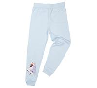 United Labels Disney Frozen Eiskönigin ELSA und Anna, Jogginghose Damen lang, Größe 110-116, Blau, Trainingshose Baumwolle Sweathose für Freizeit und Sport