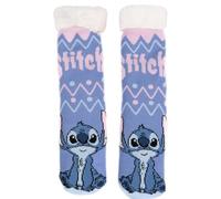 United Labels Disney Lilo & Stitch Kuschelsocken für Damen, Lila, 39-42, flauschige Stoppersocken, Wintersocken, warme Socken, Hüttensocken