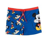 United Labels Disney Mickey Mouse Badehose für Jungen, Blau, 122/128, Badeshorts Kinder, Schwimmhose