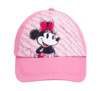 Disney Minnie Mouse Kappe für Mädchen - Kinder Cap Basecap Baseballkappe Sonnenschutz verstellbar Rosa