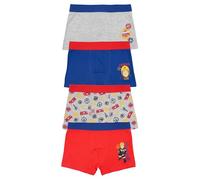 Feuerwehrmann Sam Boxershorts für Jungen - Kinder Unterwäsche Unterhose Boxer (4er Pack) (DE/NL/SE/PL, Numerisch, 98, 104, Regular, Mehrfarbig)
