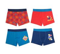 United Labels Feuerwehrmann Sam Boxershorts für Jungen Unterhose Unterwäsche Blau/Rot (4er Pack) (DE/NL/SE/PL, Numerisch, 98, 104, Regular, Blau/Rot)