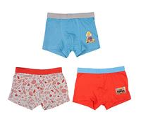 United Labels Feuerwehrmann Sam Boxershorts für Jungen Unterhose Unterwäsche Mehrfarbig Bunt (3er Pack) (as3, Numeric, Numeric_110, Numeric_116, Regular, 110-116)