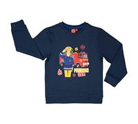 United Labels Feuerwehrmann Sam Pullover für Jungen - Kinder Sweatshirt Oberteil Blau (as3, Numeric, Numeric_110, Numeric_116, Regular, 110-116)