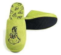 United Labels Grinch Hausschuhe für Damen und Herren, Grün, 42/43, Unisex Pantoffeln Winter, Puschen Weihnachten