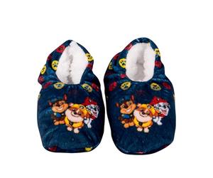 United Labels Homesocks Ballerinas für Mädchen & Jungen ABS Winter Hausschuhe gefüttert Slipper Pantoffeln (Paw Patrol Dunkelblau, EU Schuhgrößensystem, Kleinkind, Numerisch (von/bis), M, 27, 30)