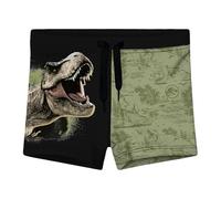 United Labels Jurassic World Badehose für Jungen, Grün Schwarz, 98/104, Badeshorts Kinder, Schwimmhose