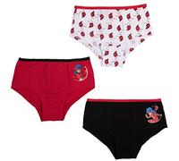 United Labels Miraculous Panty für Mädchen Kinder Slip Unterhose Unterwäsche Mehrfarbig Bunt (3er Pack) (as3, Numeric, Numeric_110, Numeric_116, Regular)