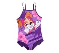 United Labels Paw Patrol Badeanzug für Mädchen, Skye, Lila, 110-116, Schwimmanzug Kinder, Schwimmkleidung