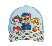 United Labels Paw Patrol Cap für Kinder, Chase Marshall Rubble, Blau, Basecap verstellbar, Kappe für Jungen und Mädchen