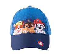 United Labels Paw Patrol Cap für Kinder, Chase Marshall Rubble, Blau, Basecap verstellbar, Kappe für Jungen und Mädchen