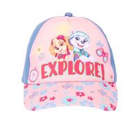 United Labels Paw Patrol Cap für Kinder, Explore Skye und Everest, Rosa Blau, Basecap verstellbar, Kappe für Mädchen