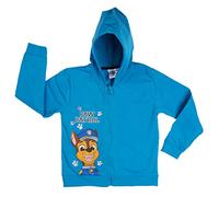 United Labels Paw Patrol Kapuzenpullover für Jungen mit Reißverschluss Hoodie Sweatjacke Blau (as3, Numeric, Numeric_122, Numeric_128, Regular, 122-128)