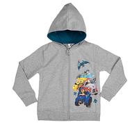 United Labels Paw Patrol Kapuzenpullover für Jungen mit Reißverschluss Hoodie Sweatjacke Grau (as3, Numeric, Numeric_98, Numeric_104, Regular, 98-104)
