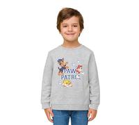 United Labels Paw Patrol Pullover für Jungen - Kinder Sweatshirt Oberteil Grau (as3, Numeric, Numeric_110, Numeric_116, Regular, 110-116)