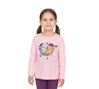 United Labels Paw Patrol Pullover für Mädchen, Rosa, Pawsome, 110-116, Sweatshirt aus Baumwolle, Langarmshirt für Kinder, Shirt Langarm