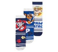 United Labels Paw Patrol Socken für Jungen - Kinder Sneaker Kindersocken Söckchen Blau (3er Pack) (DE/NL/SE/PL, Numerisch, 23, 26, Blau)