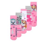 United Labels Paw Patrol Socken für Mädchen - Kinder Sneaker Kindersocken Söckchen Rosa (5er Pack) (DE/NL/SE/PL, Numerisch, 27, 30, Regular, Rosa)