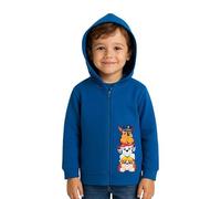 United Labels Sweatjacke Paw Patrol – Kapuzenpullover mit Reißverschluss, Jungen, Blau, Gr. 122-128