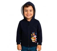 United Labels Paw Patrol Sweatjacke für Jungen - Kinder Kapuzenpullover mit Reißverschluss Hoodie Blau (DE/NL/SE/PL, Numerisch, 122, 128, Regular, Blau)