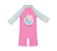 United Labels Peppa Wutz Badeanzug UV Schutz 50 für Mädchen, Rosa, 98/104, Schwimmanzug Einteiler, Bademode Kinder, Badebekleidung