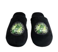 United Labels Rick and Morty Hausschuhe für Herren und Damen, I´m Pickle Rick!, Schwarz, 40/41, Pantoffeln mit Anti Rutsch Sohle, Slipper