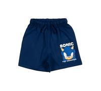United Labels Sonic the Hedgehog Shorts für Jungen - Kinder Kurze Hose Trainingshose Bermuda Blau (DE/NL/SE/PL, Numerisch, 110, 116, Regular)