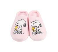 United Labels The Peanuts Snoopy Hausschuhe für Damen - Woodstock Puschen Slipper Pantoffeln Schlappen Rosa (Rosa, EU Schuhgrößensystem, Erwachsene, Damen, Numerisch (von/bis), M, 37, 38)