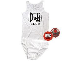 United Labels - The Simpsons Männer Unterwäsche Set Duff Beer mit Flaschenöffner XL