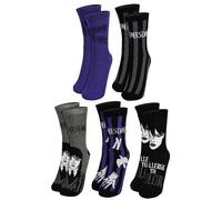 United Labels Wednesday Socken für Damen - Frauen Sneaker Strümpfe 38-43 (5er Pack)