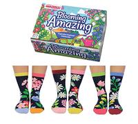 United Oddsocks Blooming Amazing Geschenkbox, 6 bunte Damen Socken