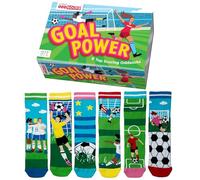 United Oddsocks Goal Power Socken mit 6 Topscoring-Socken in Geschenkbox | UK 4-8 | EUR 37-42 | US 6½-10½, mehrfarbig