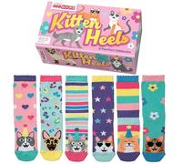 United Oddsocks Kitten Heels 6 Odd Socks Gift Box | UK 12-5.5 | EU 30.5-38.5 | US 13.5-8