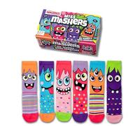 Miss Mashers Monster Oddsocks Socken in 30,5-38,5 im 6er Set