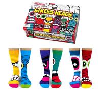 United Oddsocks Stress Heads Herren Oddsocks, Farbe: mehrfarbig, Size EU 39-46 (UK 6-11) / US 7-12, 6 Stück