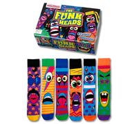 United Oddsocks The Funk Heads Geschenkbox, 6 bunte Funky Odd Socks