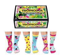 United Oddsocks Tropicool Socken - 6 verschiedene Socken für Frauen Gr. 37-42