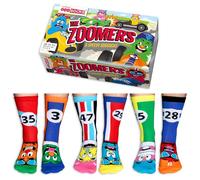 United Oddsocks Zoomers Box 6 Oddsocks For Boys UK 12-5.5 EUR 30.5-38.5 US 13.5-8