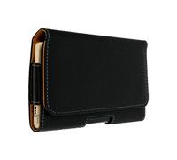 Universal Gürteltasche aus Kunstleder für Smartphones Größe XXL - Schwarz