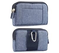 Universal Gürteltasche Klein Blau, Hüfttasche Handytasche Herren, 6.5" Damen Handy Bauchtasche Handytasche Camping Taille Outdoor Gürtel Tasche Gütelclip Handyhülle Pouch für iPhone 11 Pro Max