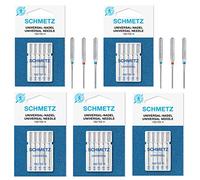 Universal-Maschinennadeln, Größen: 10/70 (2), 12/80 (2) und 14/90 (1)
