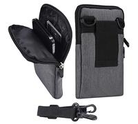 Universal Mini Gürteltasche Herren, Handytasche zum Umhängen Damen, Männer Outdoor Camping Wandern Hüfttasche Bauchtasche Beutel Bügel Umhängetaschen Schultertasche Crossbody Handyhülle Portemonnaie