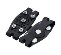 Universal Steigeisen 10 Zähne - Anti-Rutsch Schuhspikes für Winter, überziehbare Stretch-Ice-Grips für Schuhe & Stiefel, ideal für Schnee, Wandern & Spaziere (1 Stück)