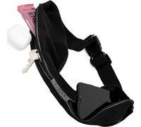 Universeller Sportgürtel für Läufer Fixed Sportbelt Duo, Schwarz