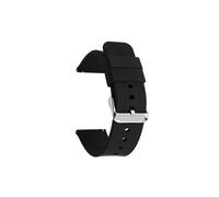 Universelles Silikon-Uhrenarmband Black 20 mm