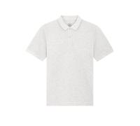 University of Soul Unisex Polo aus Bio-Baumwolle "Quinn" Creme Grau Meliert S